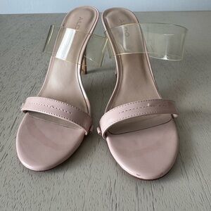 Aldo Pink Heeled Sandals Elegant Design
